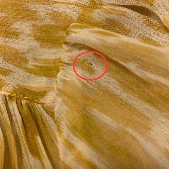 ANINE BING NWOT Caleb Silk‎ Blouse in Marigold Leo - Picture 10 of 15